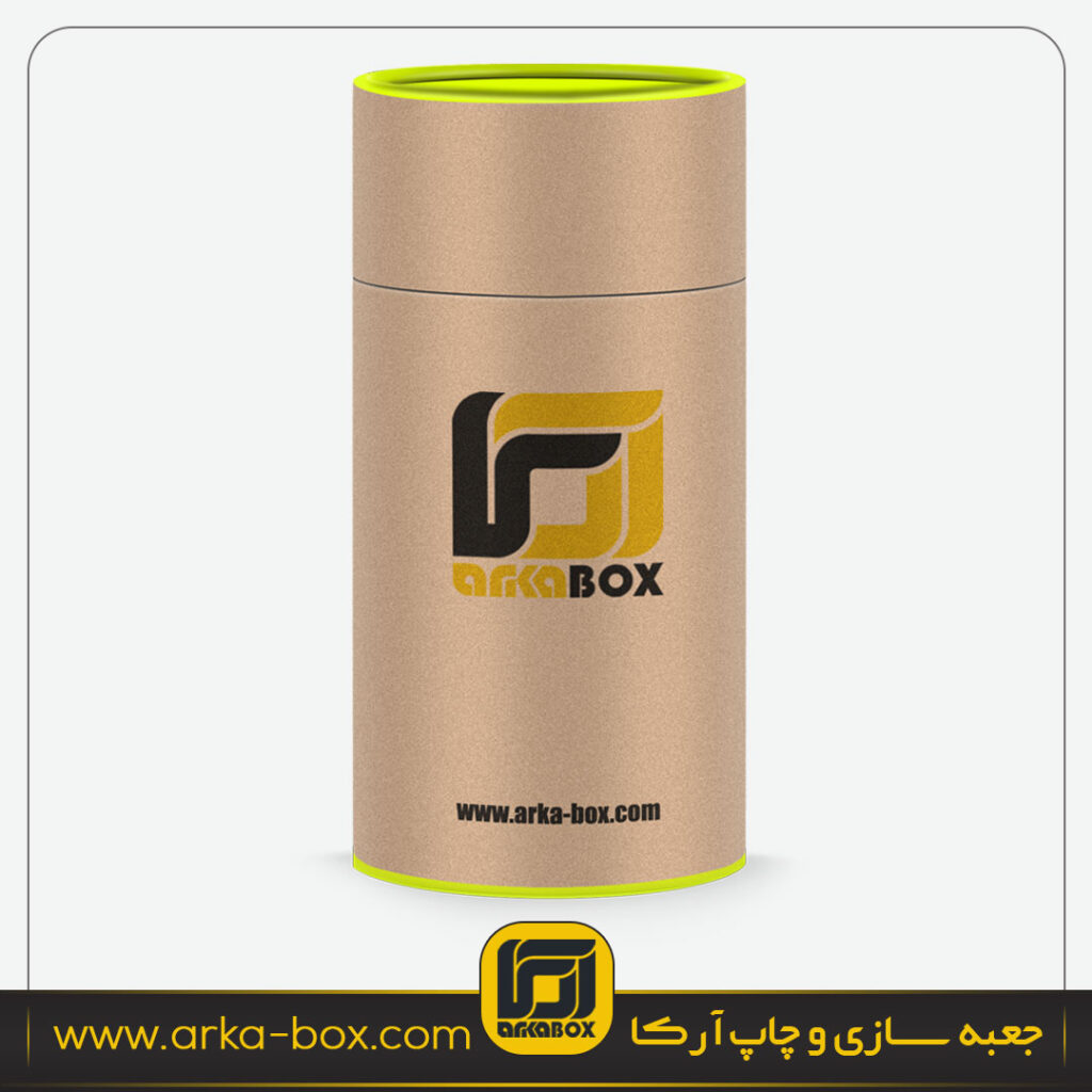 قوطی مقوایی کرافت تلسکوپی درب طلایی